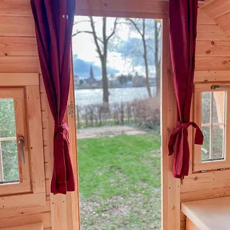 Campingplatz Wohnen Im Campingcube Direkt Am Rhein